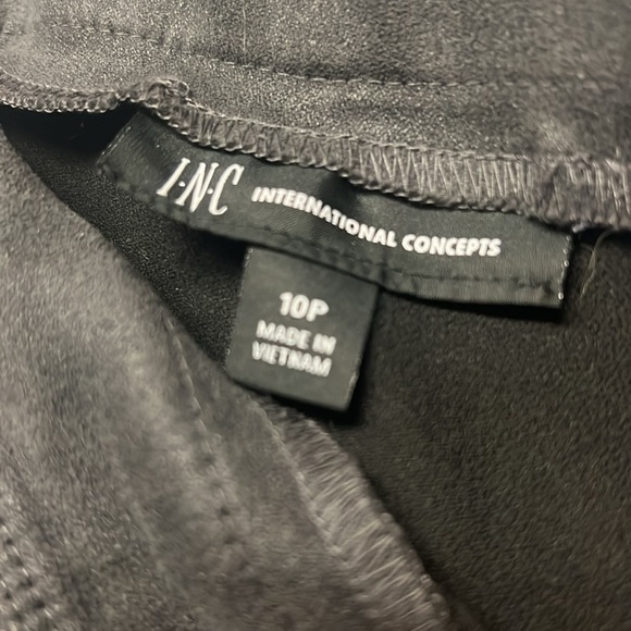 INC Faux Suede pant 10p - Picture 2 of 2